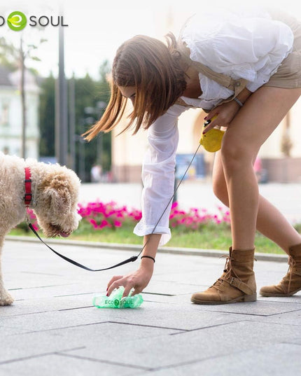 - Dog Poop Bags | Earth-Friendly Disposable Bag | Ultra Thick | Durable | Biodegradable Plant-Based Pet Waste Bags | 100% Compostable | with Leak Proof and Tear Resistant Quality | 13" X 9"