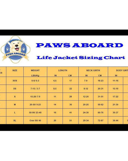 1100 Dog Life Jacket, Neon Yellow - Xx-Small