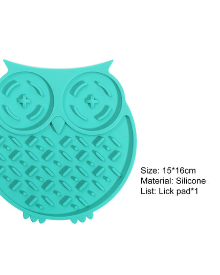 Slow Feeding Mat for Dogs & Cats, Slow Feeder Licking Pad with Non-Slip Design, Feeder Mat for Yogurt or Pea Nut Butter, Pet Food Mat with Suction Cup for Bathing, Grooming,And Nail Trimming