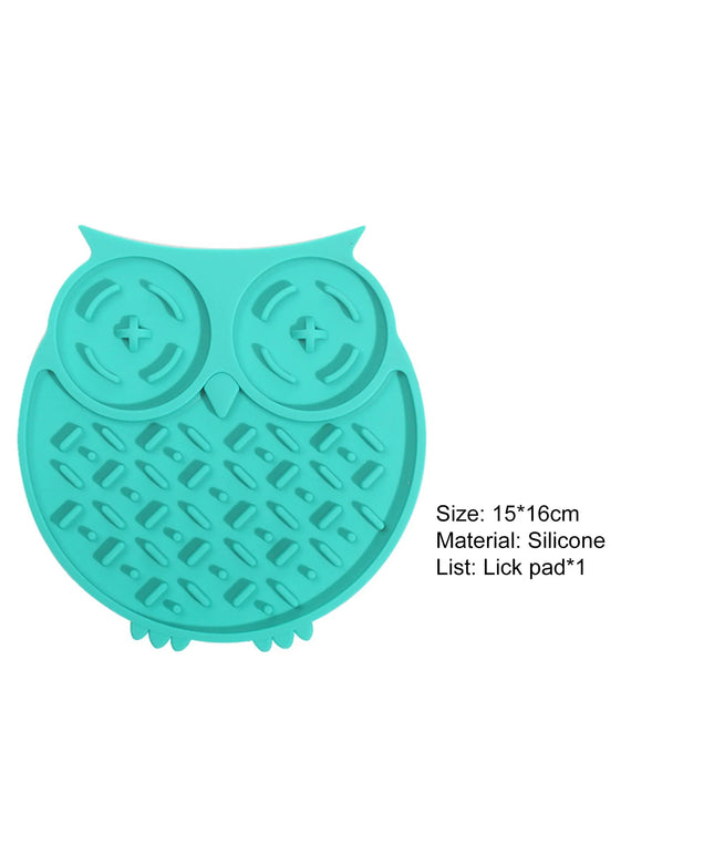 Slow Feeding Mat for Dogs & Cats, Slow Feeder Licking Pad with Non-Slip Design, Feeder Mat for Yogurt or Pea Nut Butter, Pet Food Mat with Suction Cup for Bathing, Grooming,And Nail Trimming