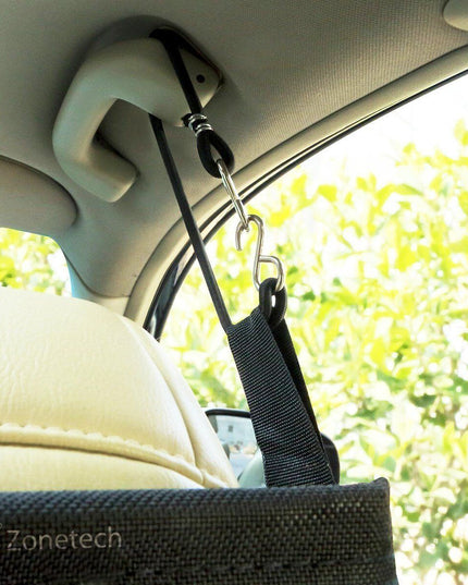 Zone Tech Vehicle Car Travel Pet Dog Car Back Seat Net Mesh Barrier 47X34"