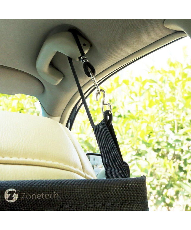 Zone Tech Vehicle Car Travel Pet Dog Car Back Seat Net Mesh Barrier 47X34"