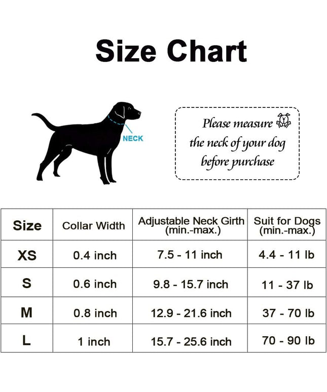 Adjustable Soft Dog Collar: Print Flower Pink Multicolor Cute Patterns for XS Small Medium Large Pet Girl Boy Puppy Walking Running Training (M, Bone)