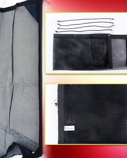 Zone Tech Vehicle Car Travel Pet Dog Car Back Seat Net Mesh Barrier 47X34"