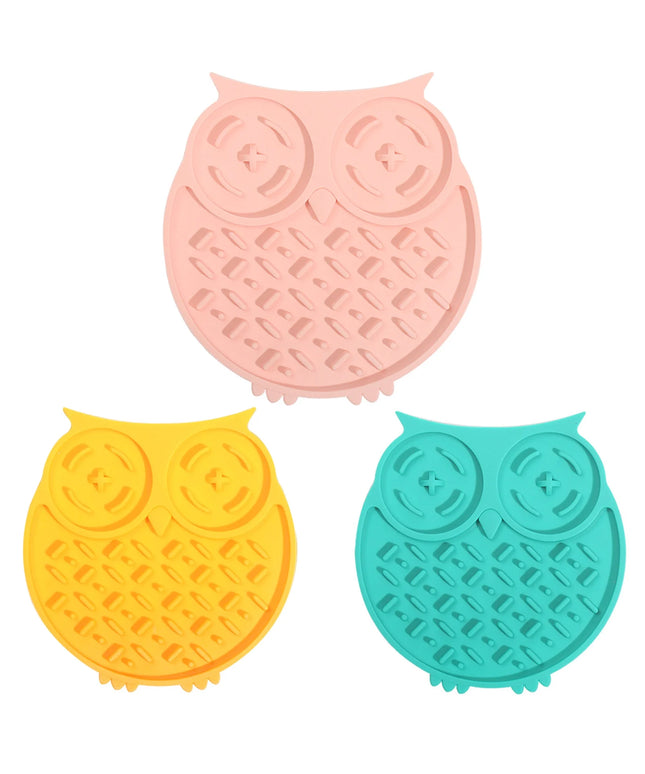 Slow Feeding Mat for Dogs & Cats, Slow Feeder Licking Pad with Non-Slip Design, Feeder Mat for Yogurt or Pea Nut Butter, Pet Food Mat with Suction Cup for Bathing, Grooming,And Nail Trimming