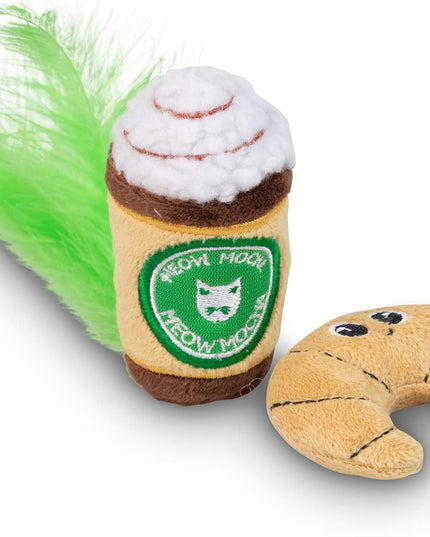 Silly Snacks and Funny Food Crinkle Cuddling Catnip and Silvervine Interactive Cat Toys - Great for Indoor Cats, Kittens or Medium Breeds