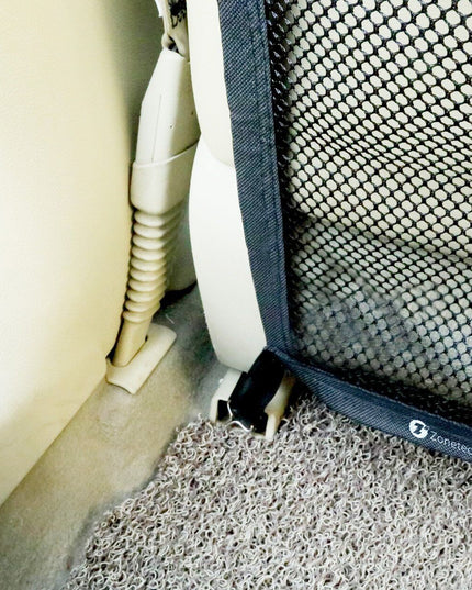Zone Tech Vehicle Car Travel Pet Dog Car Back Seat Net Mesh Barrier 47X34"