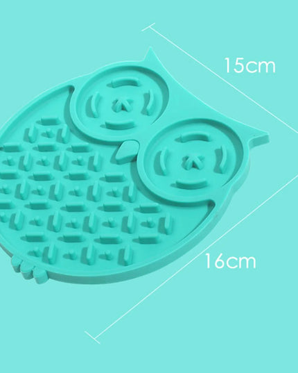 Slow Feeding Mat for Dogs & Cats, Slow Feeder Licking Pad with Non-Slip Design, Feeder Mat for Yogurt or Pea Nut Butter, Pet Food Mat with Suction Cup for Bathing, Grooming,And Nail Trimming