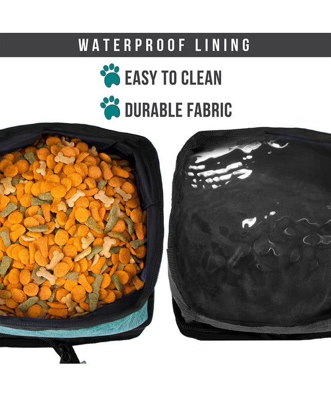 Travel Collapsible Dog Bowl Foldable Expand Water Dish for Pet Cat Food Hiking