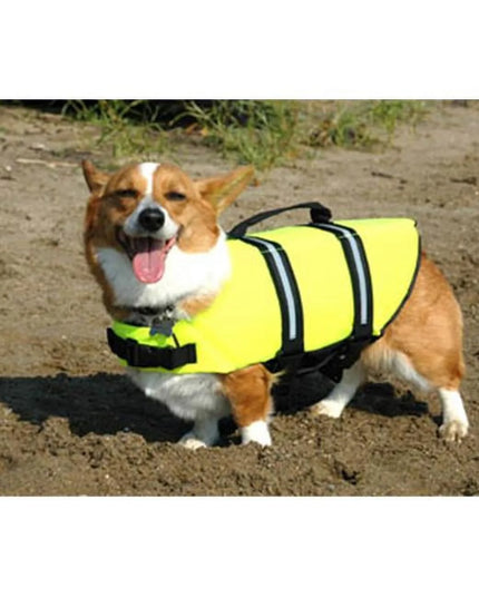 1100 Dog Life Jacket, Neon Yellow - Xx-Small